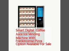 Smart Digital Kaffeesaft Eisverkaufsautomat mit Weihrauch Pizza Option zum Verkauf erhältlich