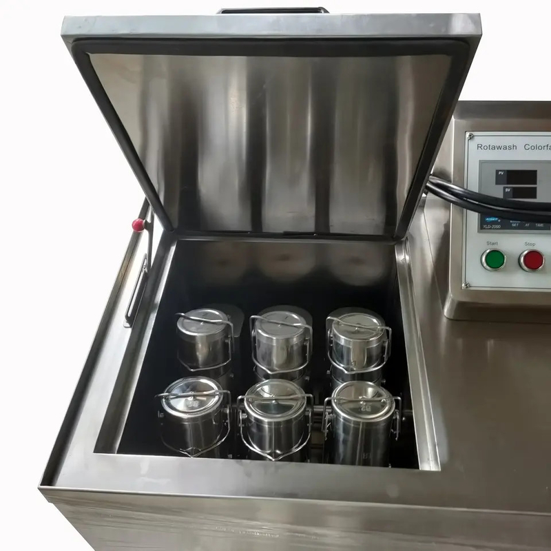 Stoff Rotawash Farbfestheitsprüfmaschine für Gewebe Waschfarbfestheitsprüfer Wasserfarbfestheitsprüfer