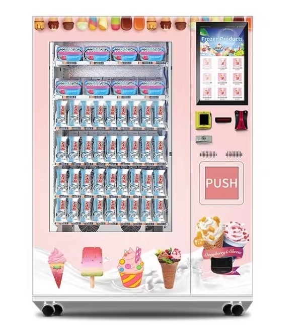 Vollautomatische Automatik für den bequemen Eisverkauf mit Fernbedienung und Alarmsystem