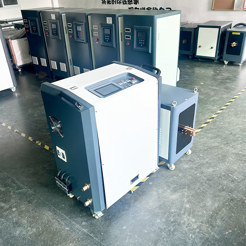 Induktionsheizmaschine für die Wärmebehandlung Oberflächenlöschung der Zahnradwelle Rohrlager Pumpe Anpassung Stahlplatte und Roller