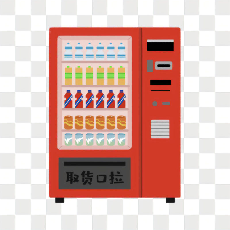 Automatisches Absorptionskühlsystem Fastfood Frühstück Mahlzeit Mittagessen Box Verkaufsautomat für Büro