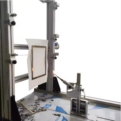 High-Performance Flame Retardant Tester für Textil- und Spielzeugmaterialien mit einer breiten Palette vertikal orientierter Stoffe