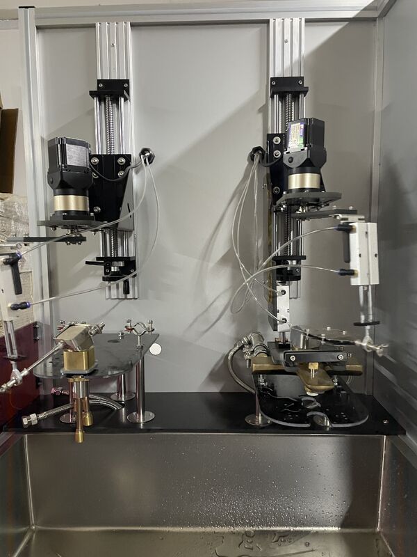 EN817 Computergesteuerte Armatur-Lebensdauertestmaschine mit einstellbarer Geschwindigkeit (0-15/min) und Edelstahlkonstruktion