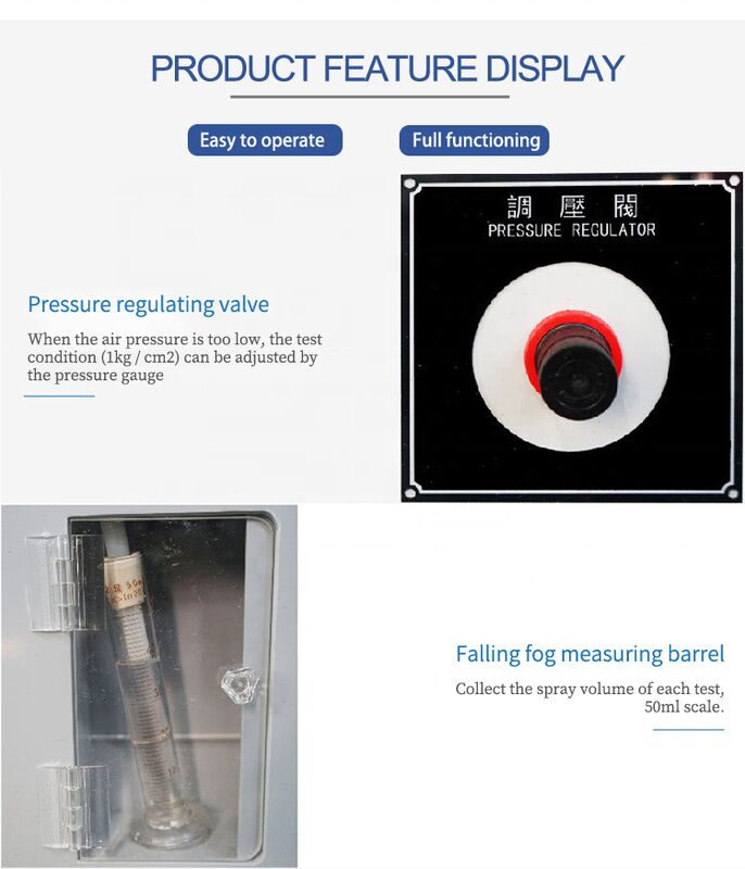 220V Power Electronic Salt Spray for Test Device with 1 Year Warranty Essential Testing Equipment