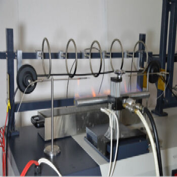 IEC 60331, BS 6387, EN 50200 Elektroleitungen Schaltkreisintegrität Brandprüfung Gerät Brandschlag Wassersprühprüfung