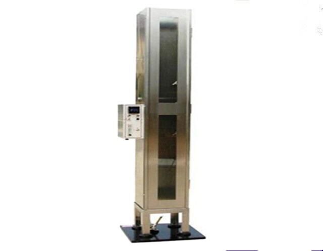 NFPA 701-2004 Methoden 2 Flammenverbreitungstester mit 800BTU/ft3 ~ 1000BTU/ft3 Brennerwärme 100mm Düse und 304 Edelstahlstruktur