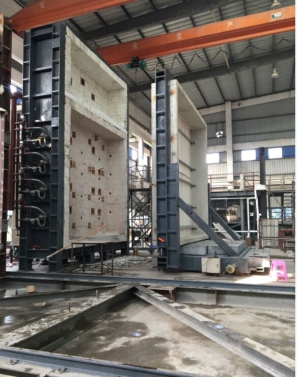 ISO 834-konforme vertikale Feuerbeständigkeitstestöfen mit 1200 °C Temperatur und modularer Konstruktion