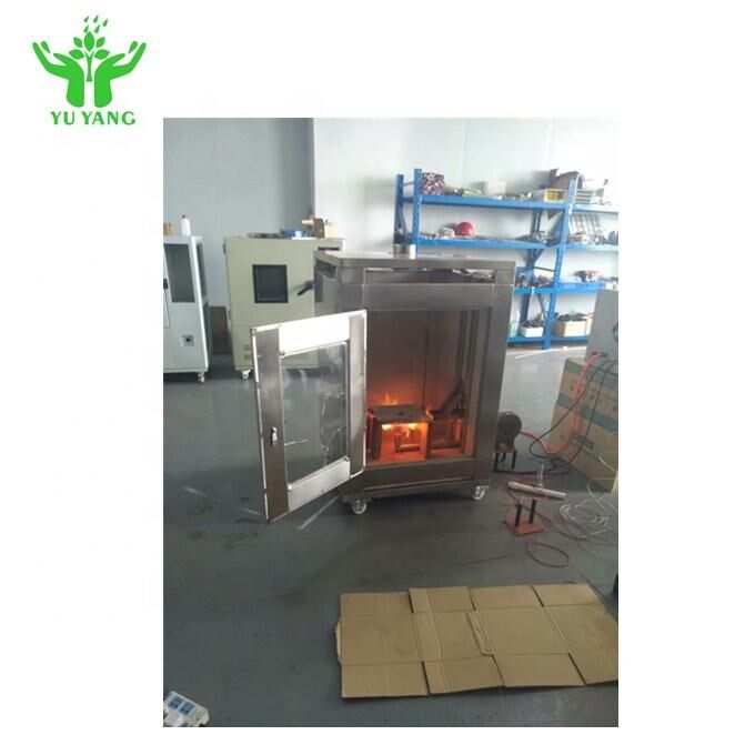 Ausrüstung zur Prüfung der Brandbeständigkeit von Beschichtungen aus Edelstahl nach ISO 834-1 Konform mit Temperaturalarm 180°C-220°C±2°C