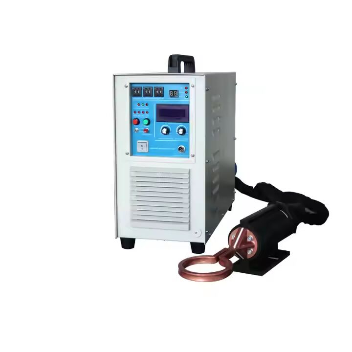 Multifunktionale industrielle 15 kW Induktionsheizmaschine Neue Frequenzumwandlung Elektromagnetische Getriebe PLC Schweißmaschine
