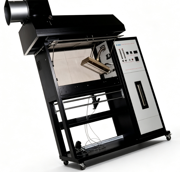 Kritischer Strahlungsströmungstester mit 2 kW Gesamtleistung und 300 mm × 450 mm Strahlungsströmungskörper für die Prüfung des Bodenwärmeflusses