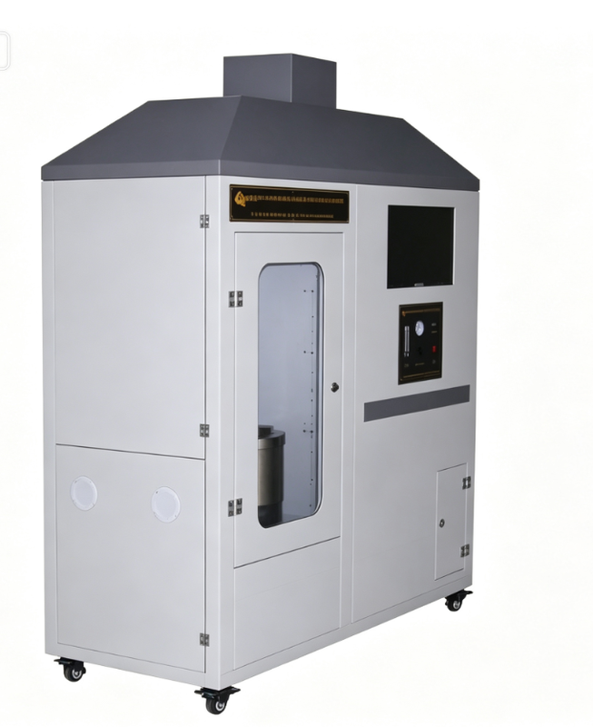 UL94 Entflammbarkeitstester mit einer Prüftemperatur von 0°500 °C, einstellbarem Luftstrom und Temperaturgenauigkeit von ±1 °C für elektronische Materialien aus Kunststoffkautschuk