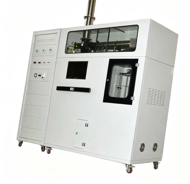 ISO 5660 Standard-Kegelkalorimeter-Flammbarkeitstester mit 100 kW/m2 Strahlungsintensität und hochpräziser elektronischer Skala
