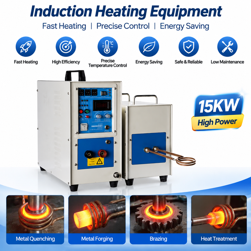 40KW High Frequency Induction Heating System for Metal Hardening Brazing and Forging Applications