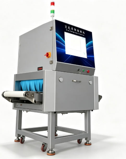Stainless Steel Food Safety X-Ray Foreign Object Detector Machine for Meat Seafood Snack Packaging Inspection