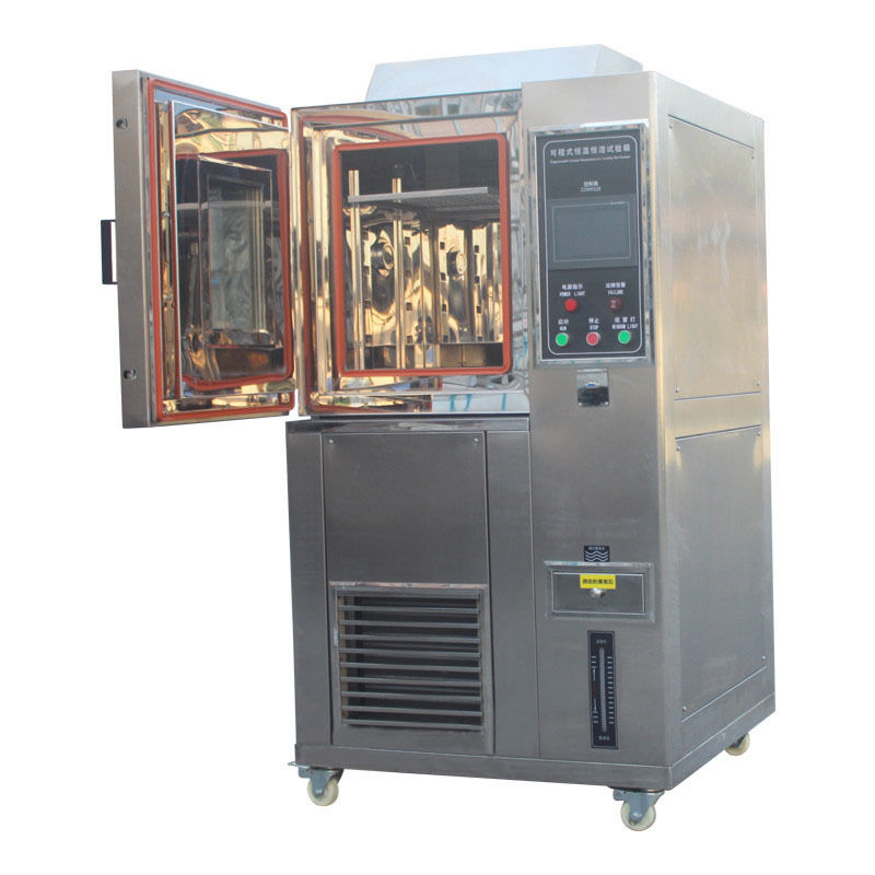 20%–98% RH Luftfeuchtigkeitsbereich Konstante Temperatur-Luftfeuchtigkeits-Prüfkammer mit SUS #304 Edelstahl-Innenkammer und LCD-Touchscreen