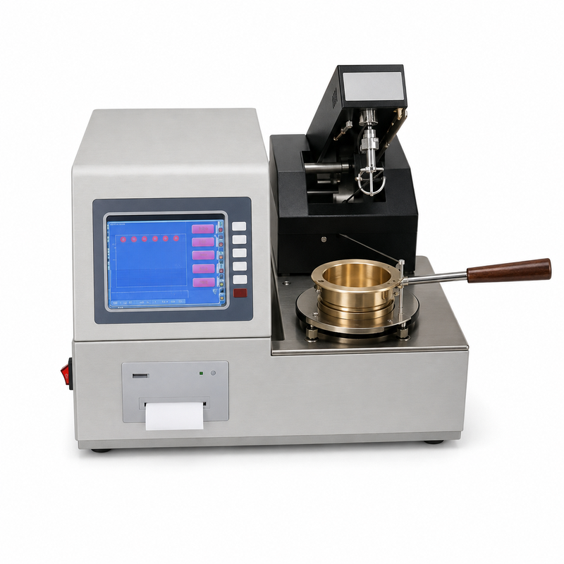 ASTM D92 Automatischer Cleveland Open Cup Blitzpunkt Tester Erdöl Schmiermittel Öl Analyse Ausrüstung Laborinstrument