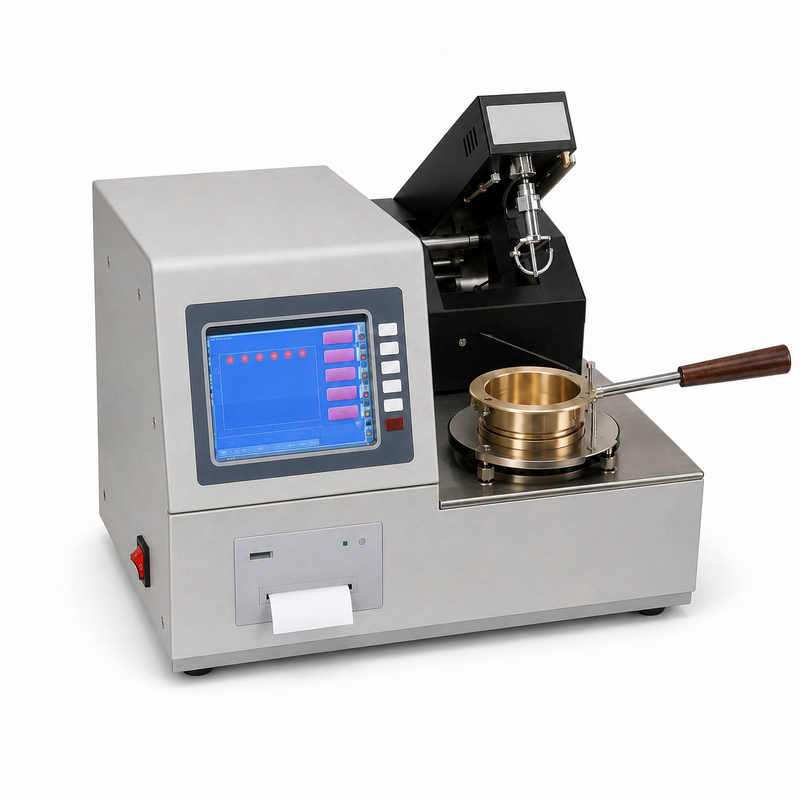 ASTM D92 Automatischer Cleveland Open Cup Blitzpunkt Tester Erdöl Schmiermittel Öl Analyse Ausrüstung Laborinstrument