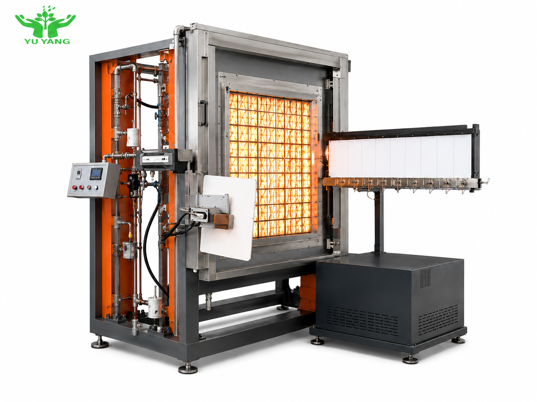 Radiant Panel Flame Spread Test Machine for BS 476-7 Compliance with 400KG Weight and 220V 50HZ Power