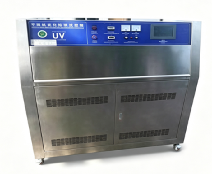 304 Edelstahl Umwelttestkammer für Xenon-Verwitterung Alterung mit 500 ~ 1100w/m2 Strahlung und ± 0,3 °C Reglergenauigkeit