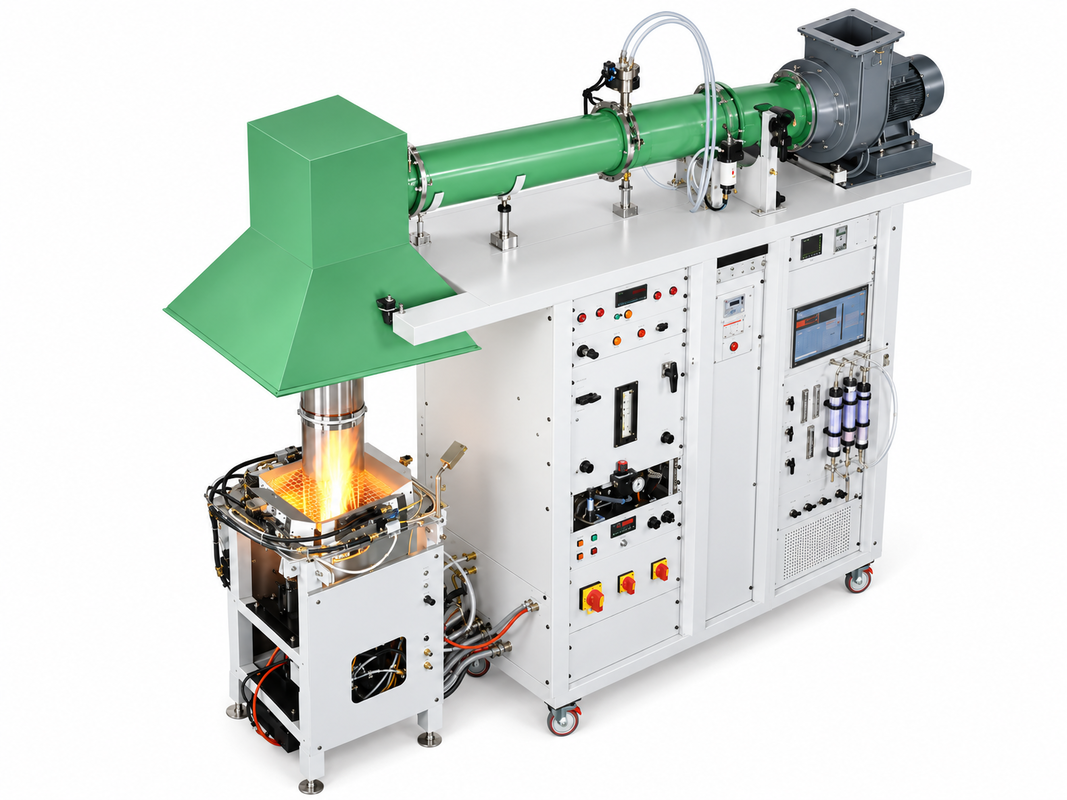 Automatic FPA Fire Testing Equipment for Polymer Plastic Building Material Flame Propagation Performance Evaluation