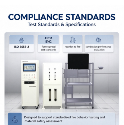 IMO Standard Spread of Flame Test Apparatus Vertical Specimen Flame Propagation Testing Machine for Marine Materials