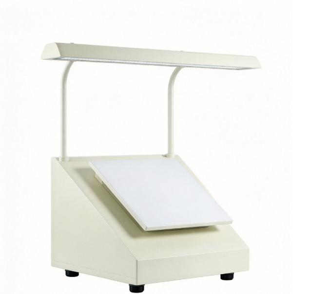 16W Fluorescent Lamp Paper Dust Degree Tester with 360° Rotating Platform and Standard Dust Image 0.05~5.0 mm² Paper Impurity Shives Inspection Machine