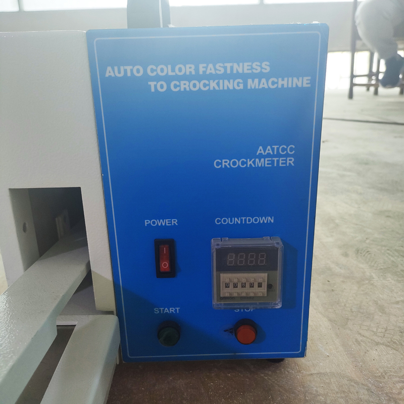Farbechtheit elektronisches Crockmeter 60 Zeiten Min Auto Abrasion Tester