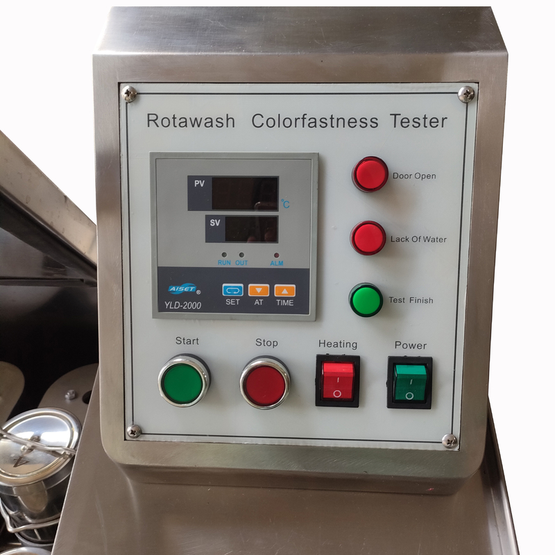 AATCC-Touch Screen Steuerwaschende Festigkeits-Prüfvorrichtung Rotawash-Farbe