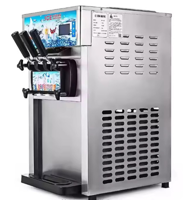 220v kleine kommerzielle Soft-Serve-Eismaschine aus Edelstahl